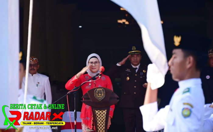 Bupati Nina Agustina Pimpin Langsung Upacara Peringatan Hari Lahir Pancasila
