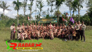 Kodim 0822 Bondowoso Gelar Penyematan Pramuka Saka Wira Kartika
