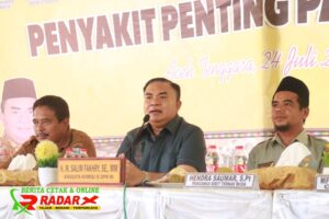 Salim Fakhry : Peternak di Agara Wajib Tau Penyakit Penting Pada Ternak