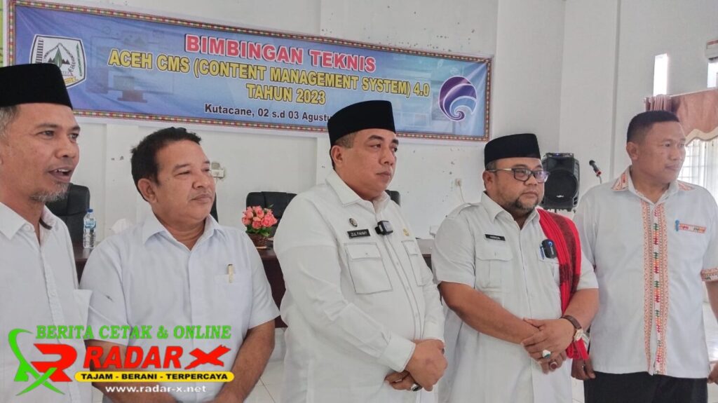 Tingkatkan Sistem Informasi Daerah, Diskominfo Agara Gelar Bimtek CMS