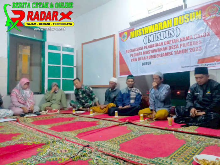 MUSDUS PAW Sumberjambe Berjalan Kondusif, Subhan: “Saya Apresiasi Kepada BPD dan Panitia”