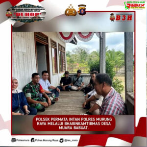 Polsek Permata Intan Gelar Jumat Curhat