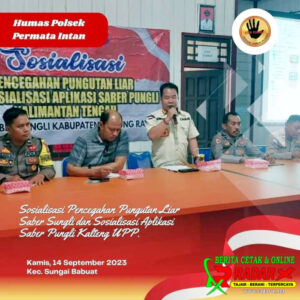 Polsek Sosialisasi Pencegahan Saber Pungli
