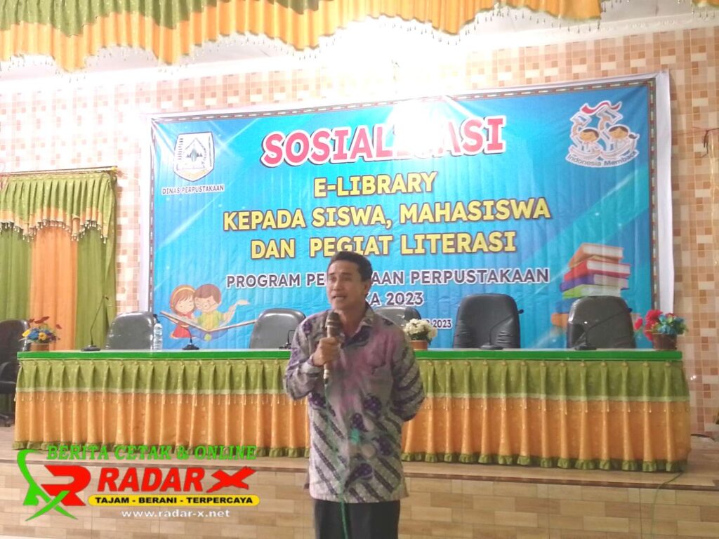 300 Pelajar dan Mahasiswa Ikuti Sosialisasi E-Library