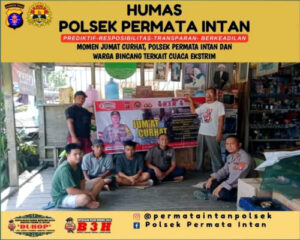 Jumat Curhat Jadi Agenda Rutin Polsek Permata Intan