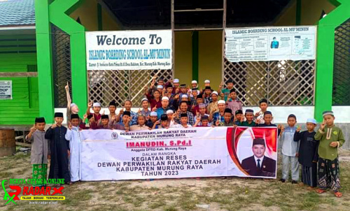 Imanudin Lakukan Kunjungan Di Pesantren Al-Mu’minum Murung Raya