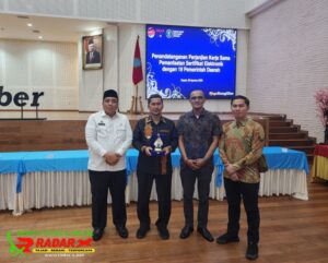 Penggunaan Tanda Tangan Elektronik, Pemkab Aceh Tenggara MoU dengan BSSN