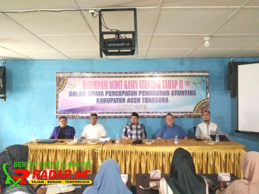 Telusuri Penyebab Terjadinya Stunting, DPPKB Aceh Tenggara Gelar Diseminasi Audit Kasus Stunting