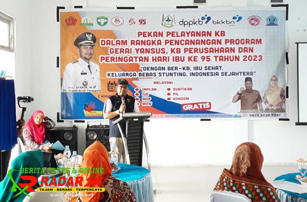 DPPKB Canangkan Program Gedor KB Mempercepat Penurunan Stunting di Aceh Tenggara