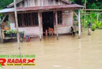Photo, Rumah Warga Terendam Banjir Di Aceh Tenggara.