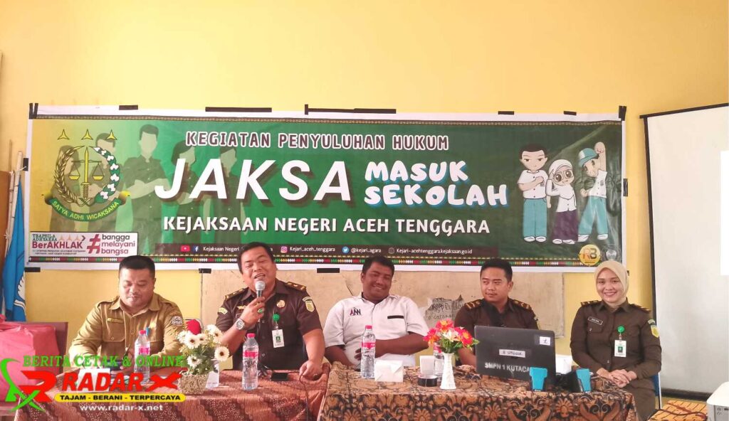 Jaksa Masuk Sekolah di SMPN 1 Kutacane, Beri Edukasi Tentang Pemahaman Hukum