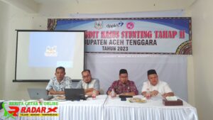 DPPKB Evaluasi AKS Tahap II Untuk Percepatan Penurunan Stunting di Aceh Tenggara