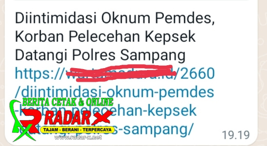 Sempat Dicatut Dalam Sebuah Berita, Sekdes di Sampang Sesalkan Oknum Wartawan Tanpa Melakukan Konfirmasi