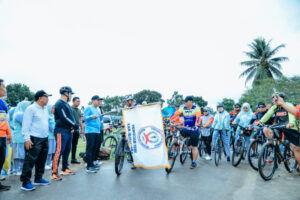 Ratusan Pesepeda se-Sumut Ikuti Event Jelajah Negeri Batu Bara