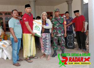 Pemdes Tamberu Barat Sampang, Salurkan Bantuan Pangan