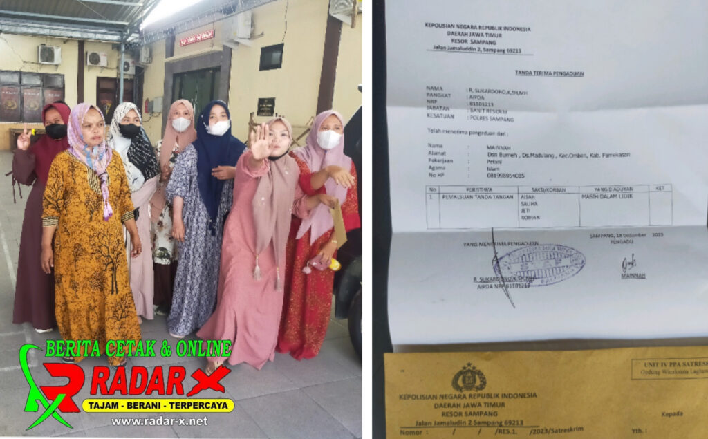 Kasus Pemalsuan Tanda Tangan Wali Murid, Pengadu Berharap Polres Sampang Objektif