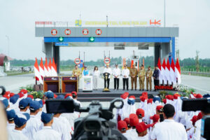 Ruas tol Kuala Tanjung-Tebing Tinggi-Parapat Tebing Tinggi-Indrapura, dan Tol Indrapura-Kisaran Diresmikan Presiden Joko Widodo