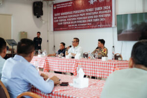 Pj. Bupati Nizhamul Hadiri Rakor Persiapan Pemilu 2024