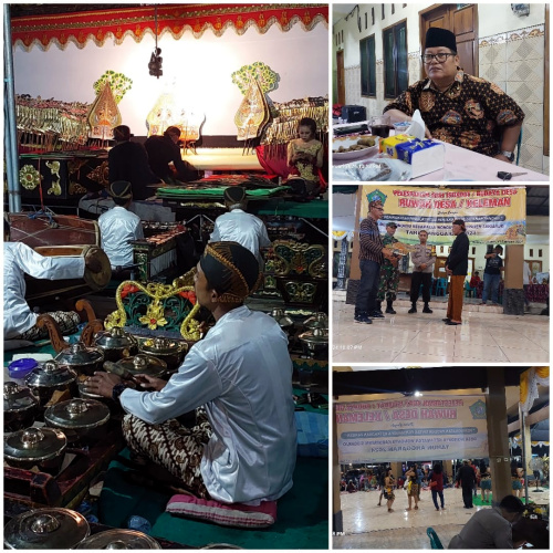 Pagelaran Wayang Kulit Dalam Rangka Ruwah Desa Wonoayu