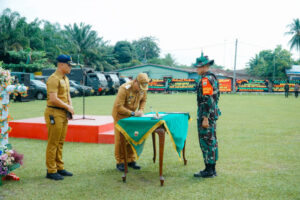 Dukung Pembangunan dan Peningkatan Kesejahteraan Masyarakat, Pj. Bupati Nizhamul Hadiri Pembukaan TMMD