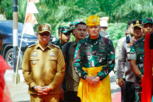 PJ. Bupati Nizhamul Sambut Kunjungan Tim Wasev TMMD ke – 119