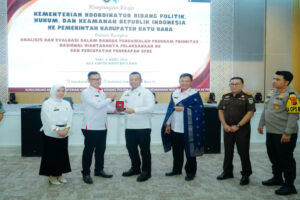 Sambut Kunjungan Tim Kemenkopolhukam, Pj. Nizhamul Sampaikan Pelayanan Keterbukaan Informasi Pemkab Batu Bara