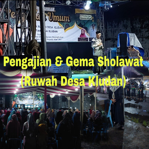 Kemeriahan Gelar Ruah Desa Kludan Dengan Gema Sholawat dan Pengajian