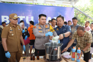 Dukung Pemberantasan Narkoba, Pj. Nizhamul Ikut Musnahkan 2 Kg Sabu