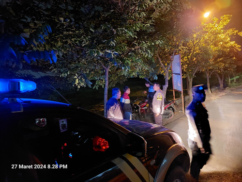 Tingkatkan Penertiban, Polsek Tulangan Mempersempit Gerak Kriminalis di Desa Kajeksan