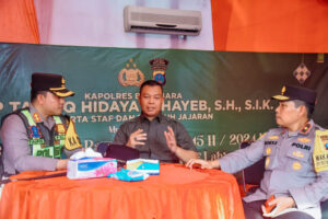 Pj. Bupati Batu Bara Bersama Wakapolda Sumut Cek Pospam Ops Ketupat Toba 2024