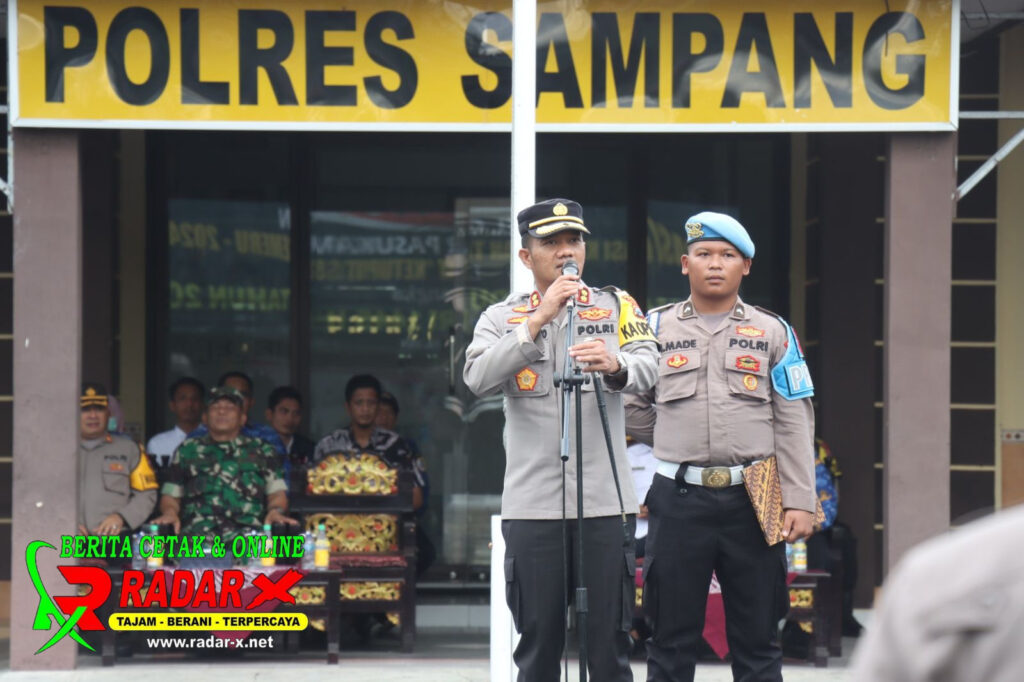Tim Gabungan Siap Amankan Parade Daol, Apel Dipimpin Langsung Kapolres Sampang