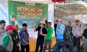 Pj Bupati Di Dampingi Pj Sekda Hadiri Petik Melon dan Semangka