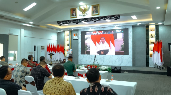 Pj. Nizhamul Ikuti Rakor Inflasi Daerah 2024 Secara Virtual