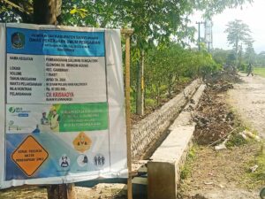 Miris! Diduga Kondisi Proyek yang dikerjakan CV Krinadya tidak Sesuai Spesifikasi.