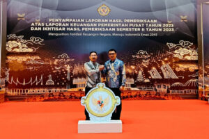 Pj. Bupati Heri Hadiri Acara Penyampaian Hasil Pemeriksaan BPK