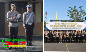 Kapolres Sampang, Pimpin Apel Gelar Patuh Semeru 2024