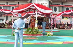 Pj Bupati Hermon Pimpin Upacara Hari Jadi Kabupaten Murung Raya ke 22 Tahun. Ini Pesanya