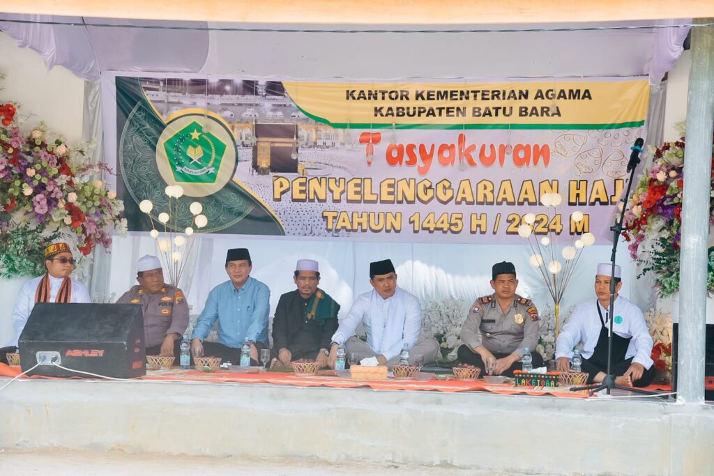 Tasyakuran Penyelenggaraan Haji Tahun 1445 H: Pj. Bupati Batu Bara Berikan Bantuan Sosial