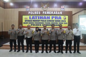 Polres Pamekasan, Gelar Latihan Pra Operasi Mantap Praja Semeru Tahun 2024