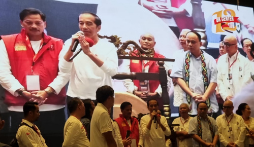 Dihadapan Presiden Jokowi, GK Center Menggalang Keberlanjutan Program Pemerintahan Selanjutnya