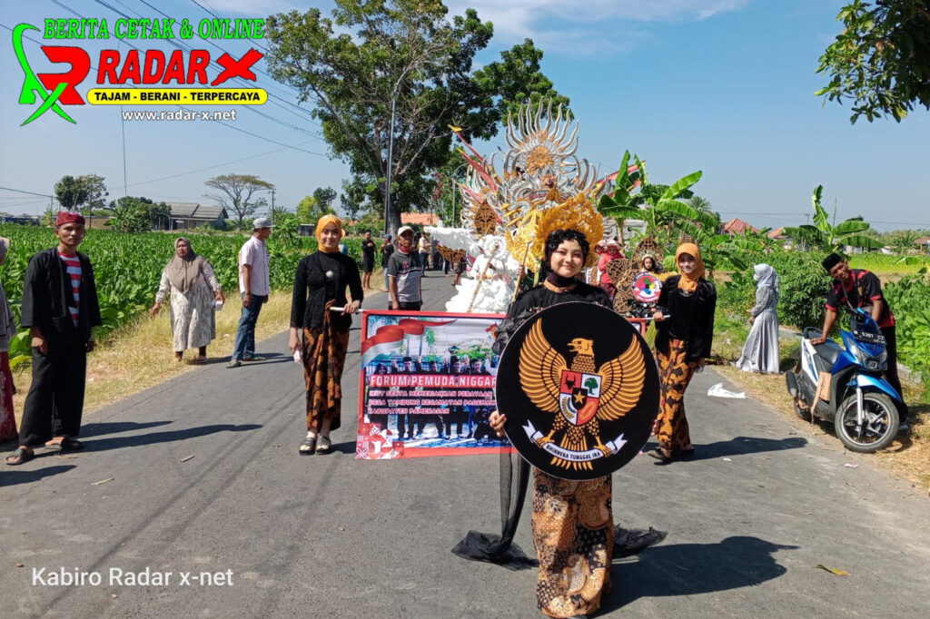 Pemerintahan Desa Tambung Sukses Menggelar Pawai Kemerdekaan