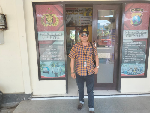 Ketum LSM KPK Datangi Polsek Gumuk Mas, Laporan Kliennya Di Tindak Lanjuti