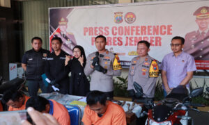 Polres Jember Amankan Tersangka Begal Payudara