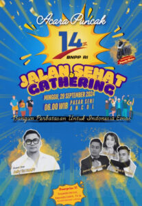 Puncak HUT 14, BNPP Gelar Jalan Sehat dan Gathering