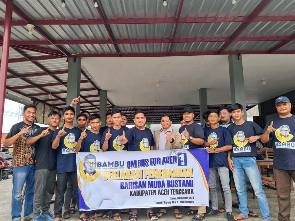 Puluhan Pemuda Aceh Tenggara Siap Menangkan Bustami Hamzah-Fadhil Rahmi di Bumi Sepakat Segenep Menuju Aceh 01