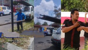 Serobot Aset Negara, Perusahaan ONET Tanam Tiang Utilitas di Glenmore Banyuwangi tanpa izin