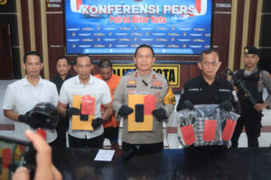 Polres Blitar Kota Berhasil Amankan Pelaku Begal Dengan Modus Kempes Ban
