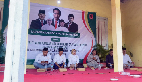 Menyambut Kemenangan Mandat, Ormas ProJo Sampang Gelar Sarasehan