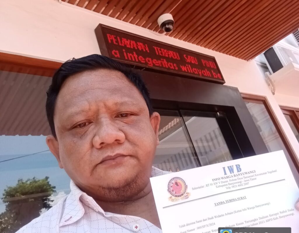 Kabupaten Banyuwangi Kembali dihebohkan Mengenai Kasus NH Pelaku Koruptor, IWB Tekan Kejari