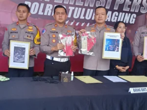 Terjadi Kecelakaan Maut di Tulungagung Bus Bagong dengan 2 Korban Pengendara Sepeda Motor Suzuki Satria